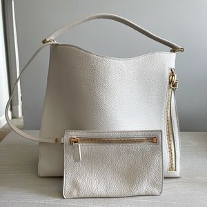 Tom Ford Alix Small Calfskin Hobo Bag